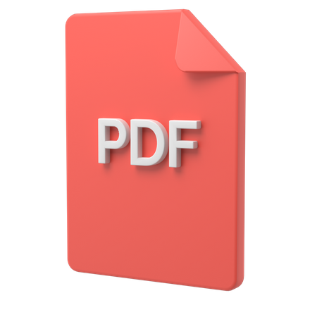 Archivo PDF  3D Illustration