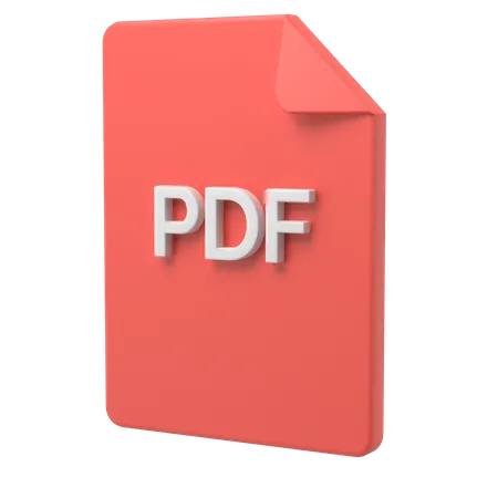 Archivo PDF  3D Illustration