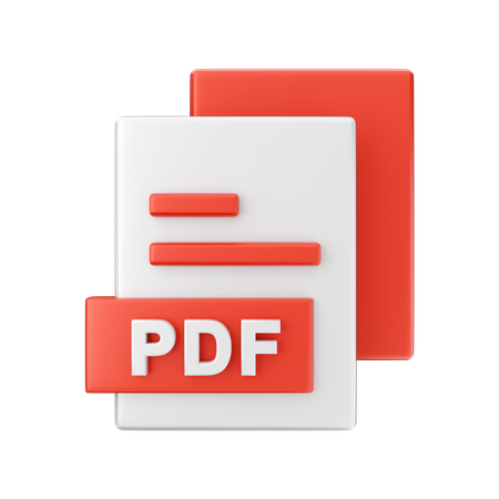 Archivo PDF  3D Illustration