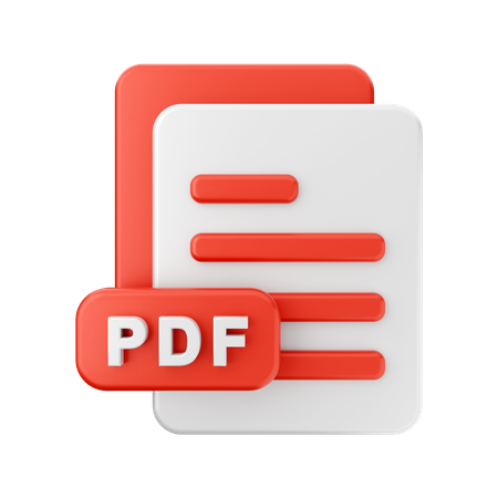 Archivo PDF  3D Illustration