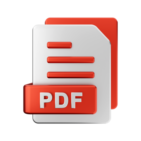 Archivo PDF  3D Illustration