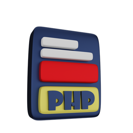 Archivo php  3D Icon