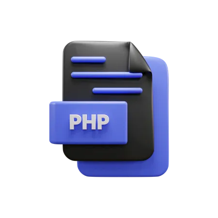 Archivo php  3D Icon