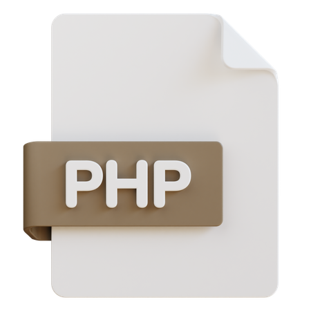 Archivo php  3D Icon