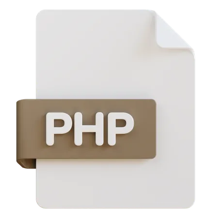 Archivo php  3D Icon