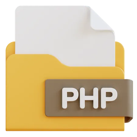 Archivo php  3D Icon