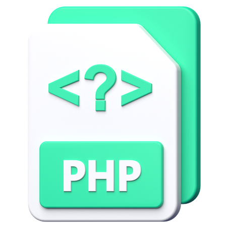 Archivo php  3D Icon