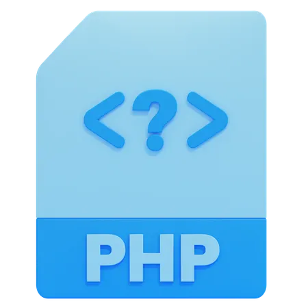 Archivo php  3D Icon