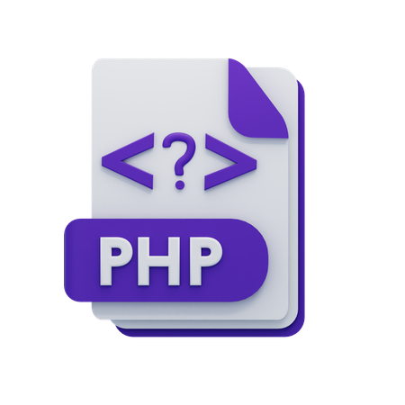 Archivo php  3D Icon