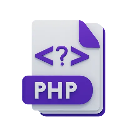 Archivo php  3D Icon