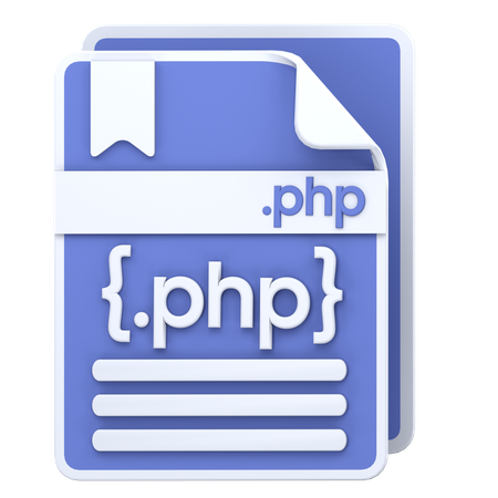 Archivo php  3D Icon