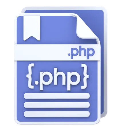 Archivo php  3D Icon