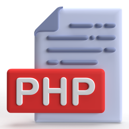 Archivo php  3D Icon