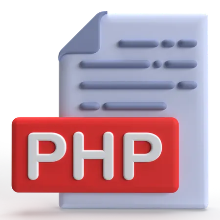 Archivo php  3D Icon