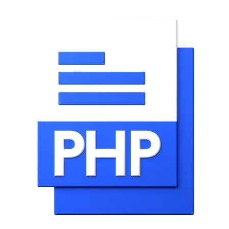 Archivo php  3D Icon