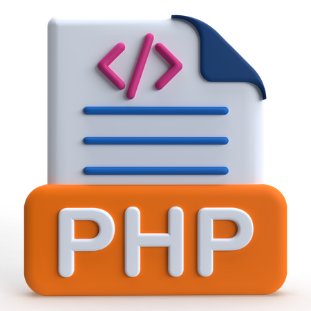 Archivo php  3D Icon