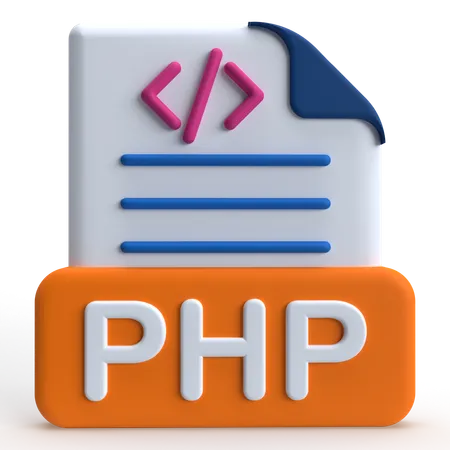 Archivo php  3D Icon