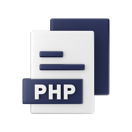 Archivo php  3D Illustration