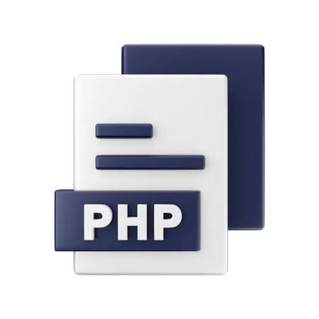 Archivo php  3D Illustration