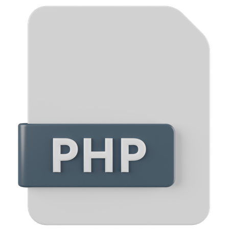 Archivo php  3D Icon