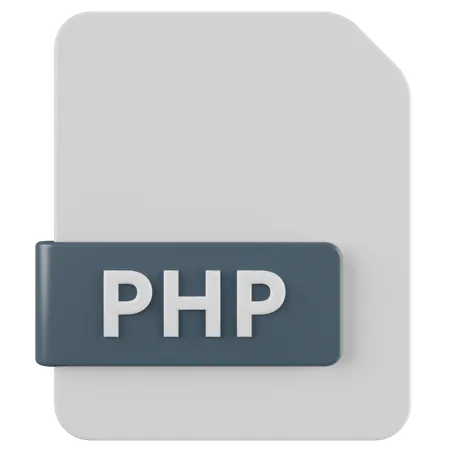 Archivo php  3D Icon