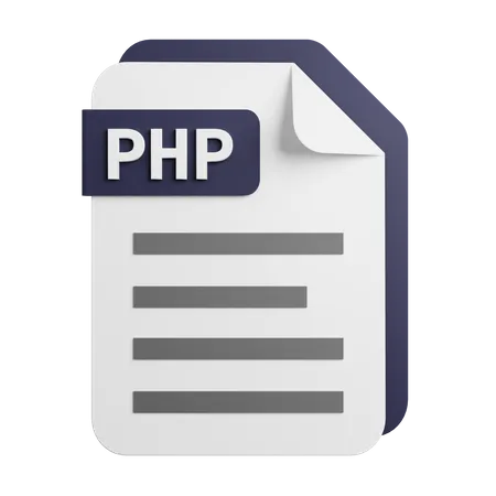 Archivo php  3D Icon