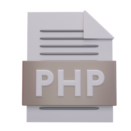 Archivo php  3D Icon