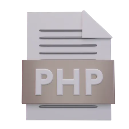 Archivo php  3D Icon