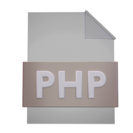 Archivo php  3D Icon