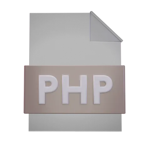 Archivo php  3D Icon