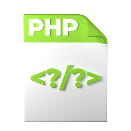 Archivo php  3D Icon