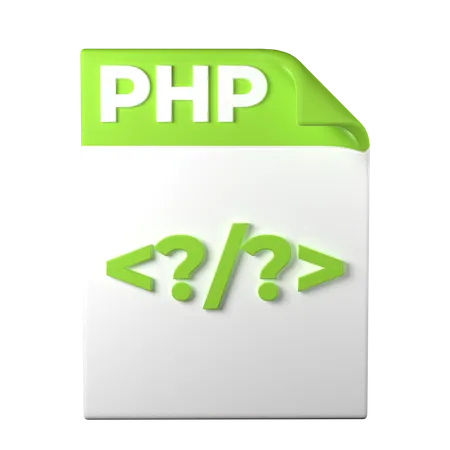 Archivo php  3D Icon