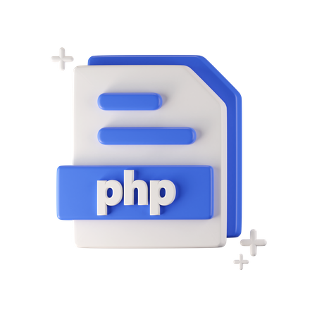 Archivo php  3D Icon