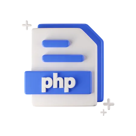 Archivo php  3D Icon