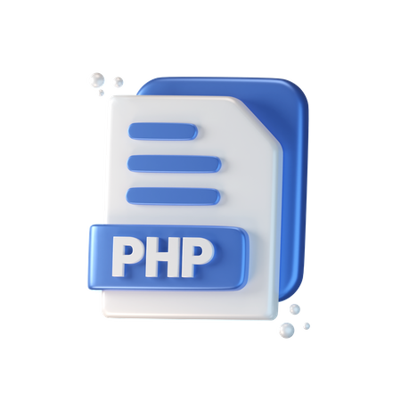 Archivo php  3D Icon