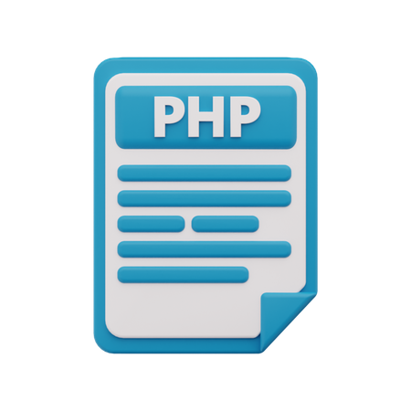 Archivo php  3D Icon