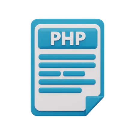 Archivo php  3D Icon