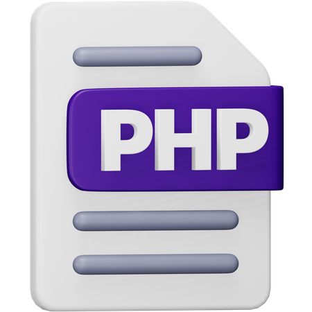 Archivo php  3D Icon