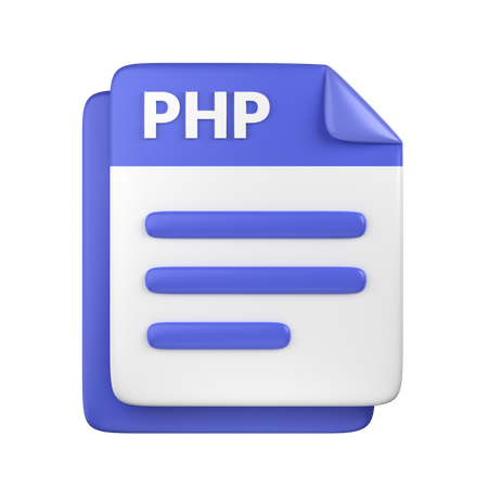 Archivo php  3D Icon