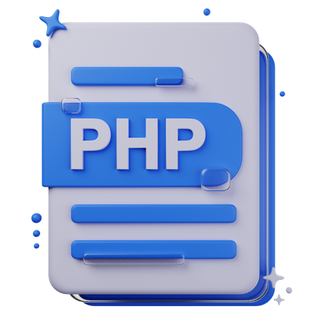 Archivo php  3D Icon