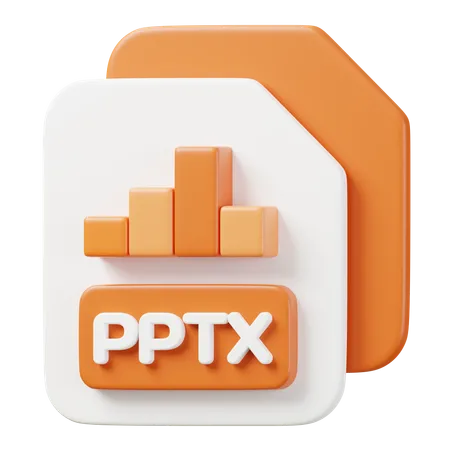 Archivo pptx  3D Icon