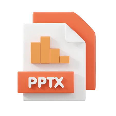 Archivo pptx  3D Icon