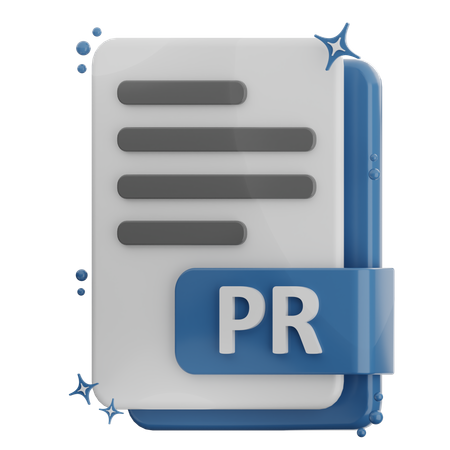 Archivo pr  3D Icon