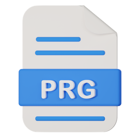 Archivo prg  3D Icon