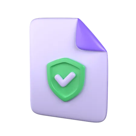 Archivo protegido  3D Icon