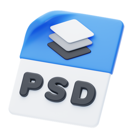 Archivo psd  3D Icon