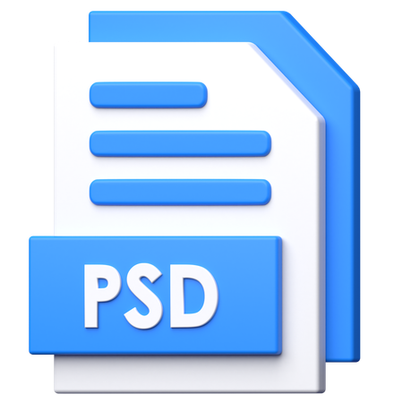 Archivo psd  3D Icon