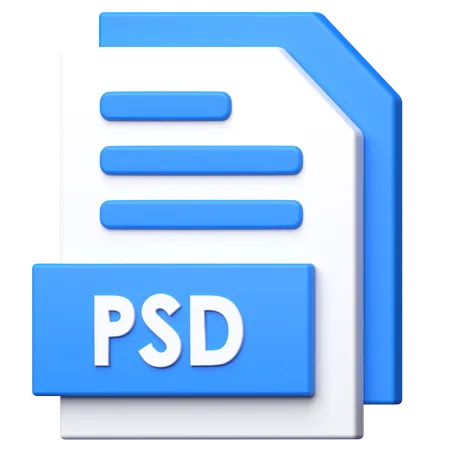 Archivo psd  3D Icon