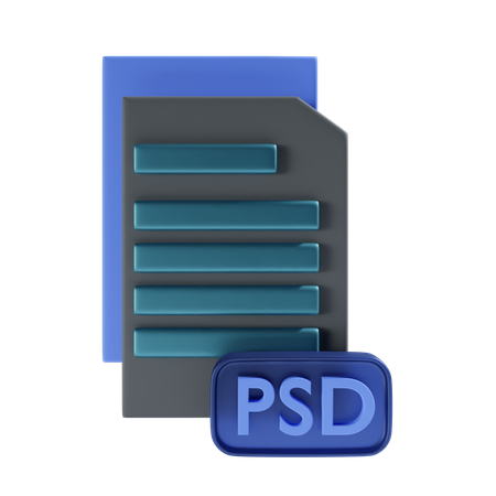 Archivo psd  3D Icon