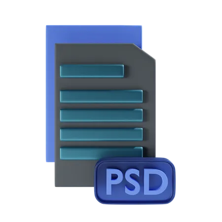 Archivo psd  3D Icon